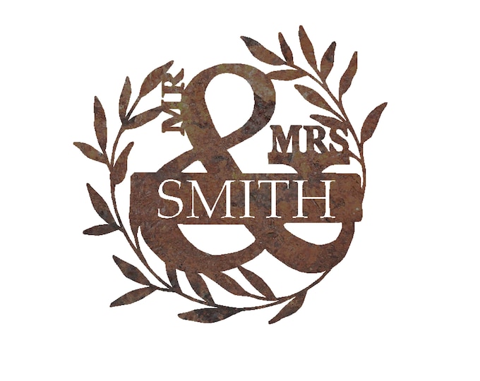Wedding Sign | Personalized Last Name Sign | Wedding Decorations