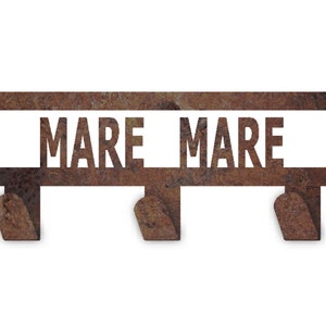 Halter Racks | Personalized Stall Name Plaque | Livestock Stall Signs | Tack Room Easy Hang Up Racks | Barn Plaques for Animals