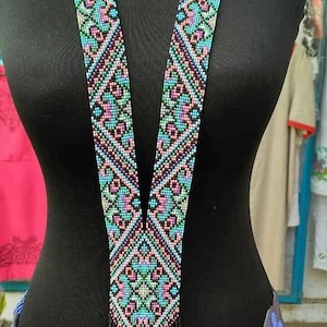 African/ Handmad necklace /Elegant/ colorful/ cultural/ ethnic/ Maasai Jewellery/beaded Necklace/charm necklace/long necklace/With Earrings