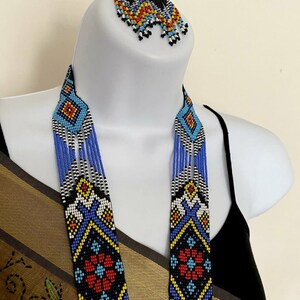 Ukrainskt halsband / trädgårdssmycken / statement-halsband / etniskt halsband / för kvinnor / att ge henne bild 3