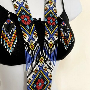 Ukrainskt halsband / trädgårdssmycken / statement-halsband / etniskt halsband / för kvinnor / att ge henne bild 4
