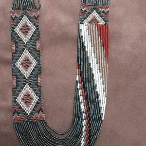 African,Handmad necklace ,Elegant, colorful, cultural,ethnic,Maasai Jewellery,beaded Necklace,charm necklace,long necklace,With Earrings
