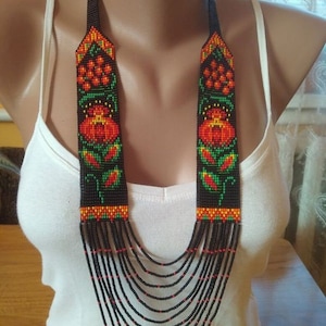 African,Handmad necklace ,Elegant, colorful, cultural,ethnic,Maasai Jewellery,beaded Necklace,charm necklace,long necklace,With Earrings