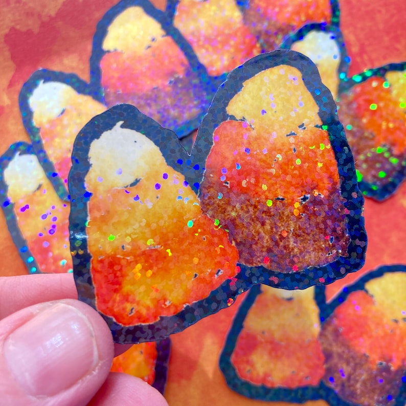 Candy Corn Stickers, Stickers for Hydroflask, Laptop Stickers, Harvest ...