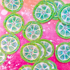 lime mini pack, mini lime stickers, small stickers, planner stickers, fruit stickers, sticker pack, bulk stickers, cute stickers, citrus