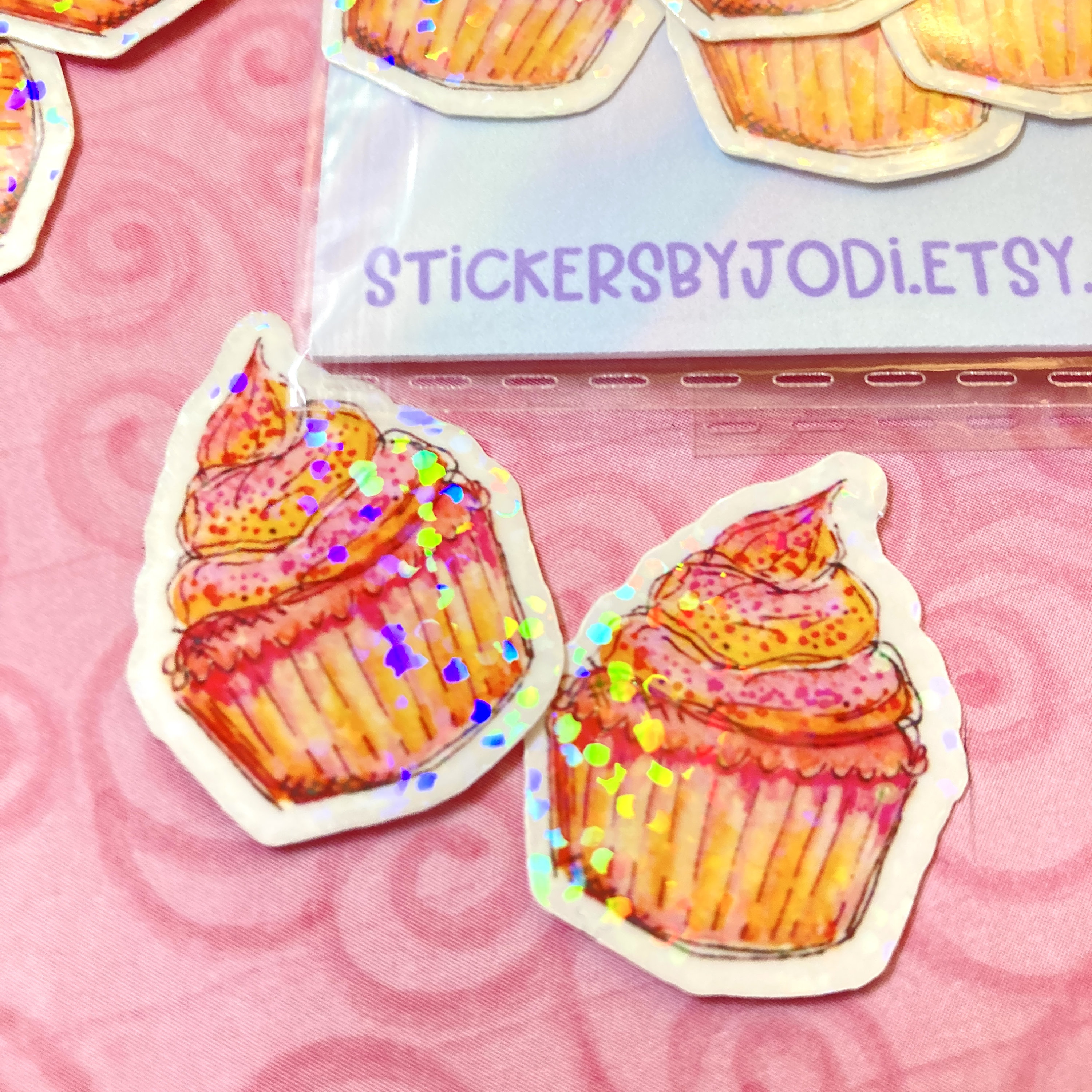 Cupcake Stickers, Mini Stickers, Mini Cupcakes, Tiny Stickers, Bakery ...