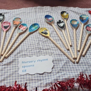 Nursery rhyme spoons