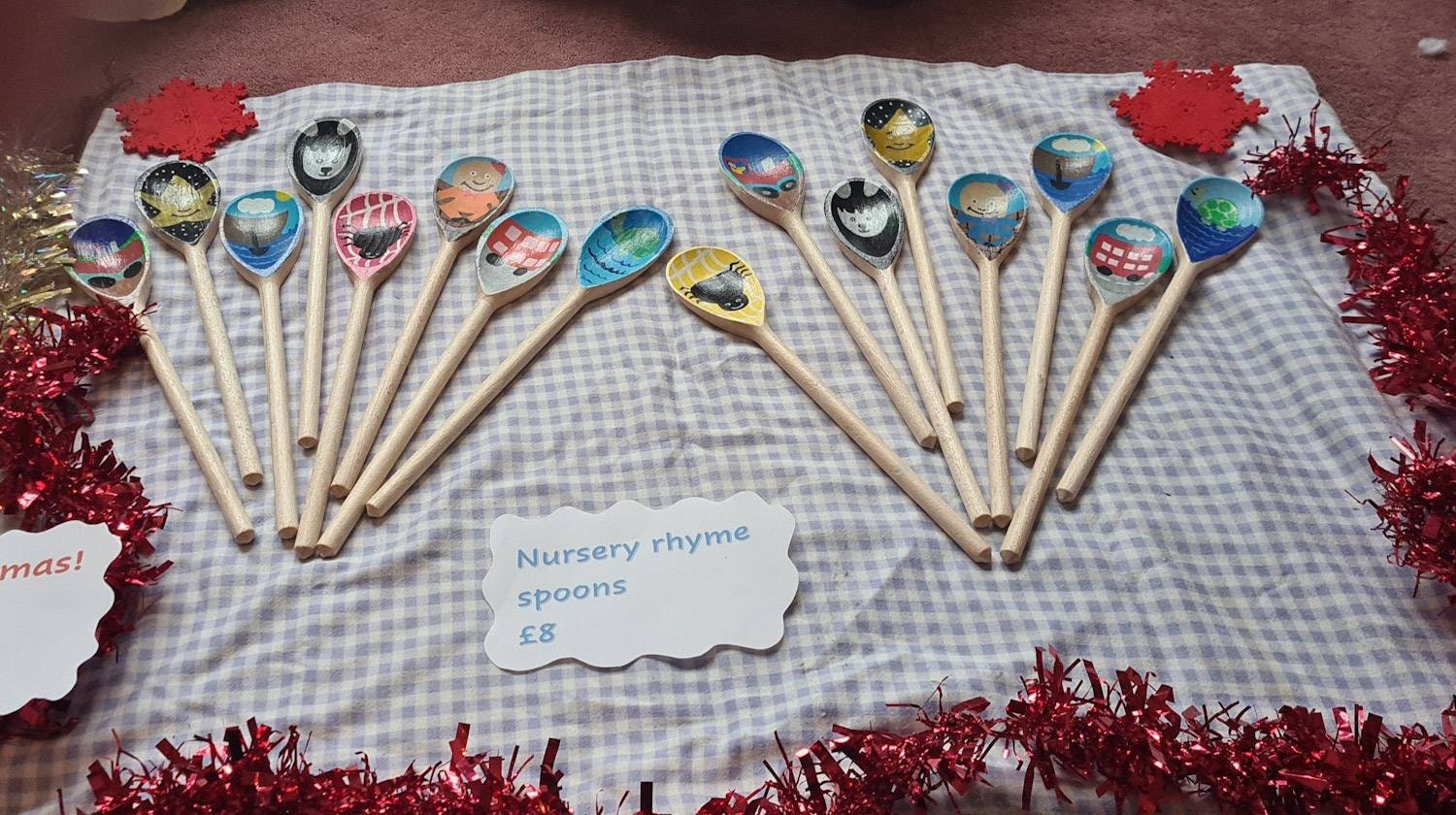 Nursery Rhyme Spoons Etsy UK