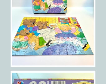 Lot of 6 Vintage Storybook and Pastel Pets Kids' Puzzles - Complete With All Pieces