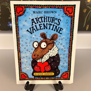 1980 Vintage Children’s Book - Arthur’s Valentine (softcover) - classroom used