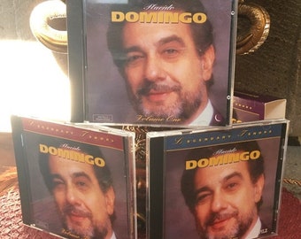 Placido Domingo - Legendary Tenors - Vintage CD Album - Vol 1, 2 & 3