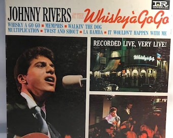 Johnny Rivers Live At Whiskey a'GoGo Vintage Vinyl Record Album!