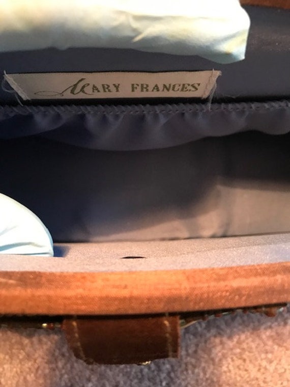 Mary Frances Art Beaded Embellished Handbag! - image 8
