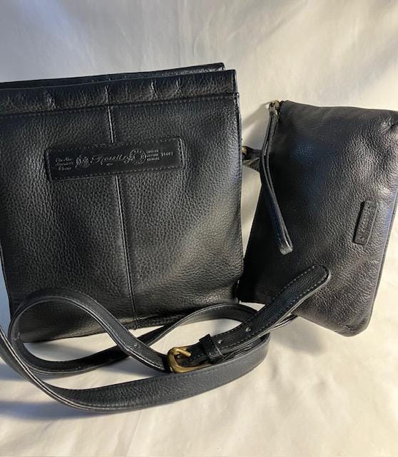 Black Fossil 75082 Crossbody Fossil Designer Black Pebbled Leather