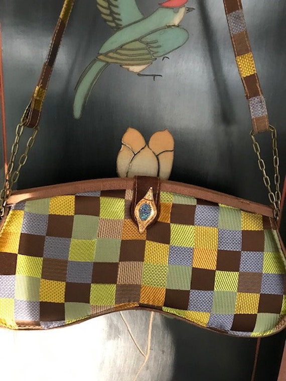 Mary Frances Art Beaded Embellished Handbag! - image 4