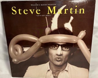 Steve Martin "Let's Get Small" Rare Vintage Vinyl Record Album!