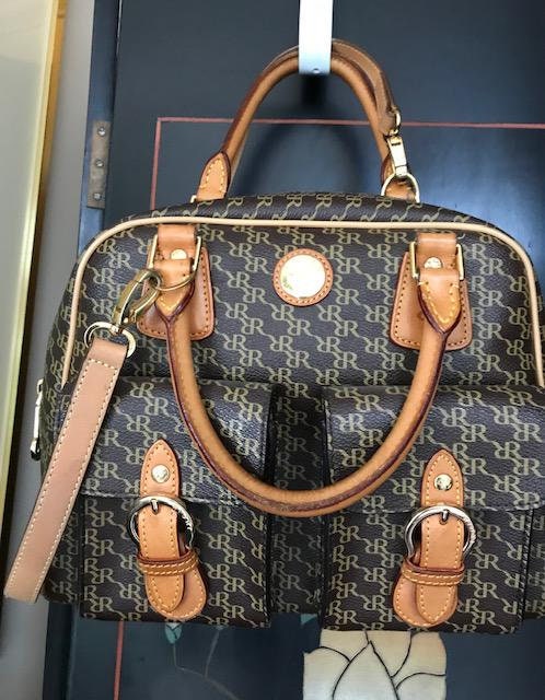 Rioni Signature Leather Shoulder Crossbody Luxury Bag With Double Top Handles RARE Etsy