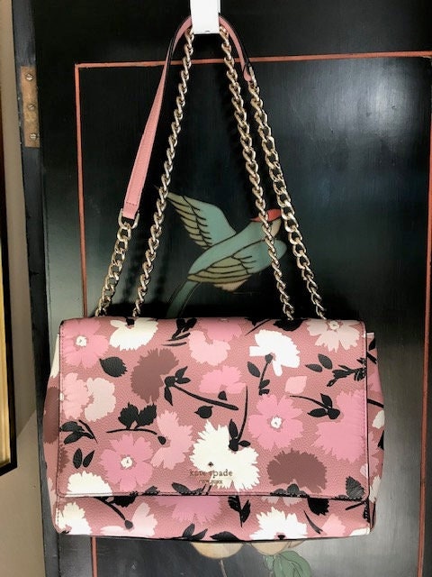 Buy KATE SPADE Spade Flower Cherry Blossom Coated Canvas All Day Satchel  Bag | Off-White Color Women | AJIO LUXE