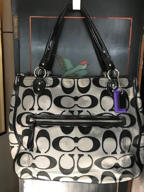 Coach poppy hallie tote shop