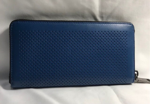 Coach wallet men blue hotsell