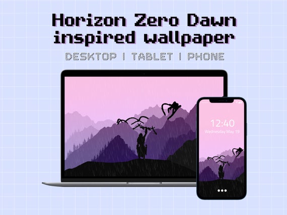 Horizon Zero Dawn Wallpaper Desktop Wallpaper Phone Etsy