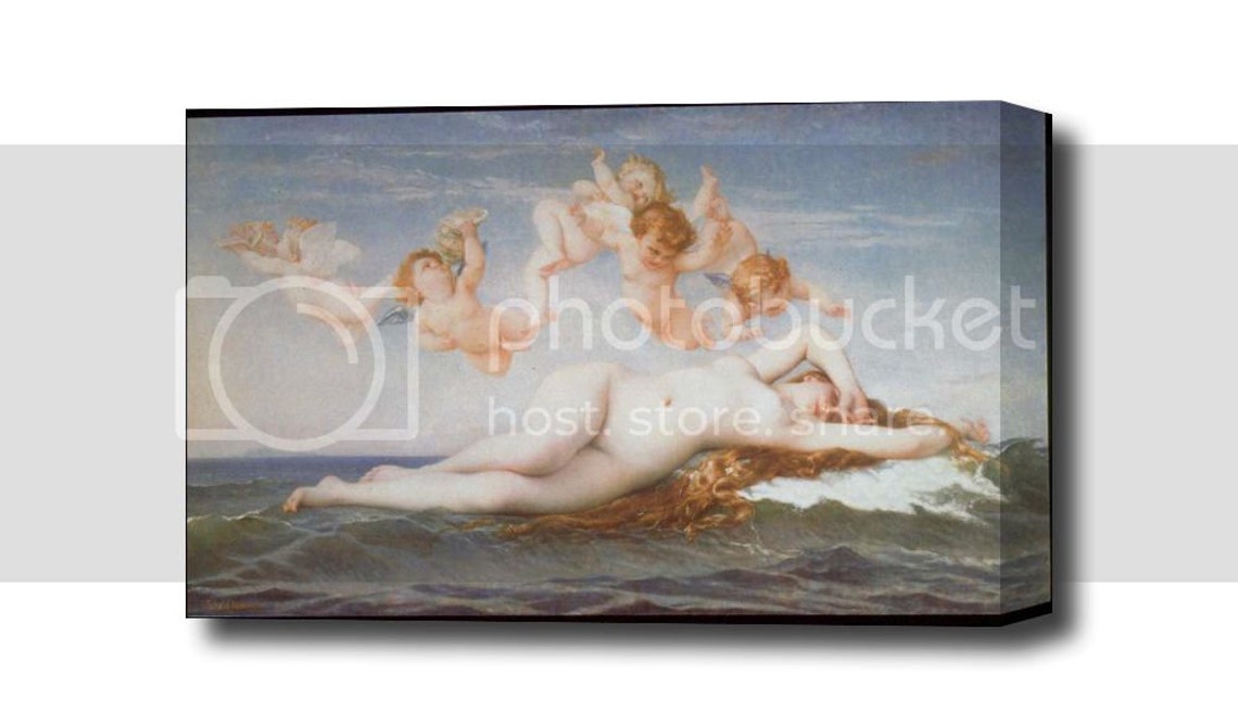 Birth of Venus by Cabanel canvas art print Etsy