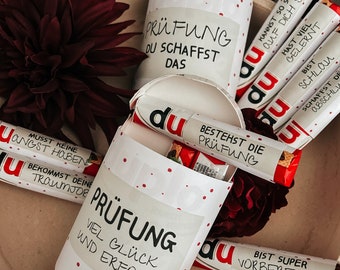 Motivational banderoles for Duplo: Perfect gift for exams – digital download, personal messages, reusable graduation