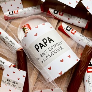 DUPLO BOTSCHAFTEN: 36 Sprüche u. 2 Banderolen – Süße Botschaften an (d)einen PAPA- Geschenk Vatertag- Geschenk an Vater Papa Geburtstag Bild 9