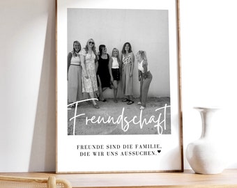 Personalisiertes Poster Freundschaft | Wallpaper | Bild | Geschenk für die beste Freundin / den besten Freund Galentine's Day Friendship