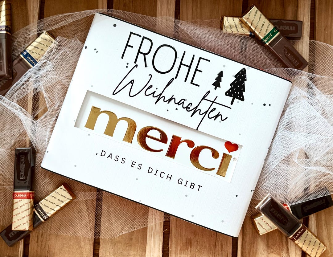 Merci MESSAGE: Banderole – DIY Gift Idea Digital Product Merry ...
