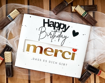 Merci MESSAGE: Banderole – DIY Gift Idea Digital Product Birthday Happy Birthday Birthday Present