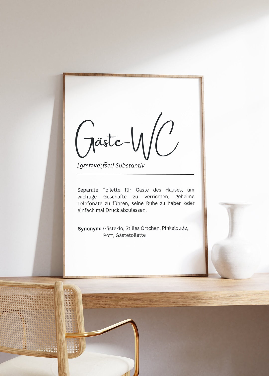 Faszinierend Poster Gste Wc Bild