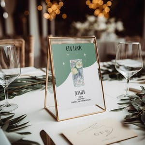 ジントニック |ポスター |レシピ |ジントニックウォーターブレンド |飲み物を混ぜる手順 |お酒 |結婚式 |誕生日 PDF ダウンロード 3 バージョン