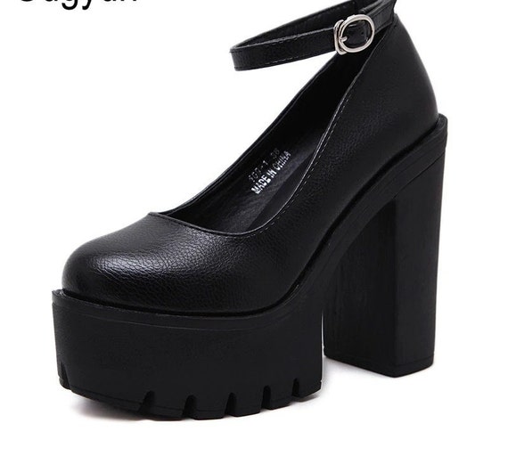 Schoenen Bat Lady Harajuku Gothic Goth lolita Emo Alternative - Etsy  Nederland