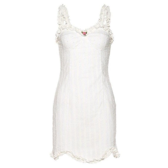 topshop white summer dress