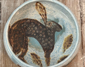 Gorgeous Studio Pottery ‘Hare’ Bowl