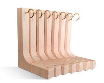 Maple Wall Plant Hanger: Indoor Hanging Basket Hook