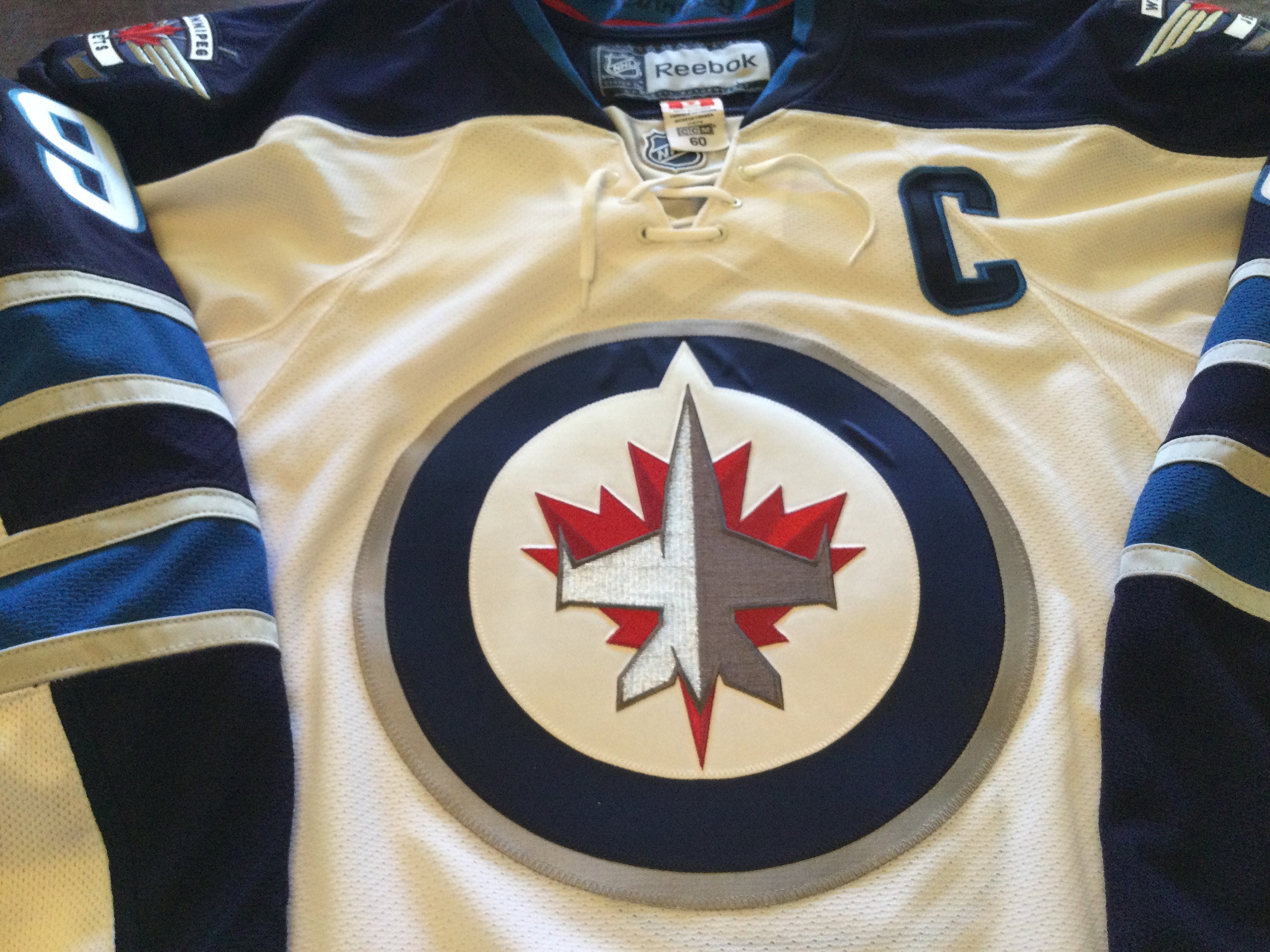 Winnipeg Jets Authentic hockey jersey size 60 | Etsy