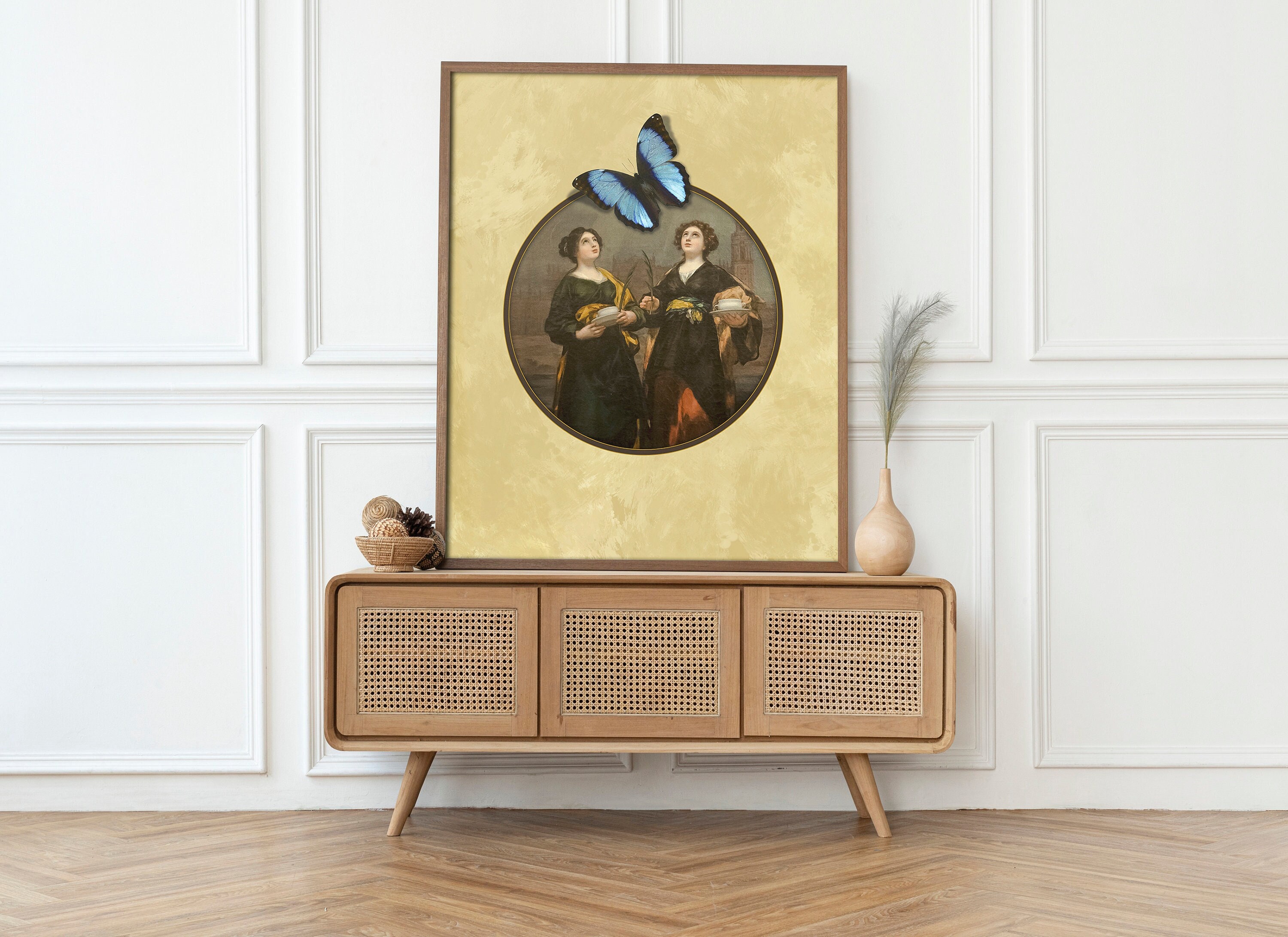 Altered Art Print Eclectic Wall Art Vintage Poster Antique Wall Art, Altered Dark Academia Print Original Art, Altered Modern Francisco Goya
