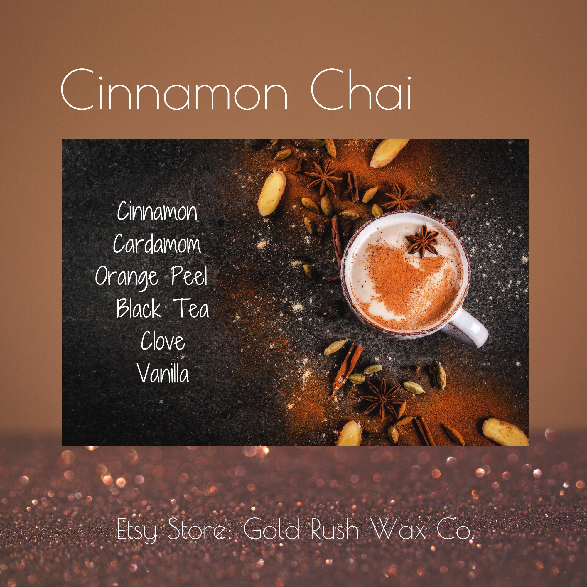 Cinnamon Chai Tea Fragrance 4 oz. Coconut Soy Candle Fall Etsy