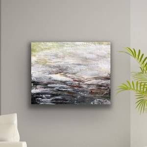 Somewhere - Original Encaustic painting on wood