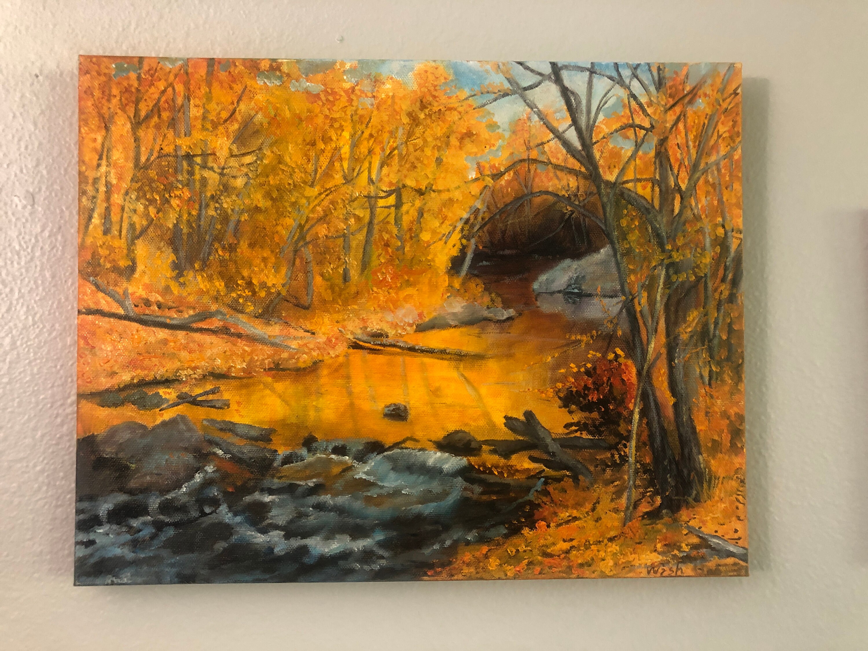 Original Oil landscape painting Fall | Etsy