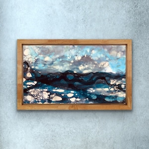 Survival  - Original Encaustic painting on wood