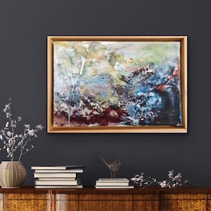 Under the surface no.2 - Original Encaustic painting