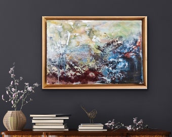 Under the surface no.2 - Original Encaustic painting