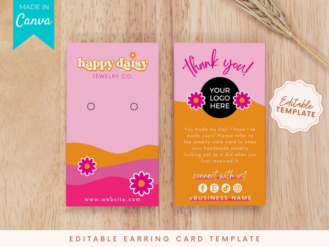 editable-earring-display-card-template-retro-earring-tag-template