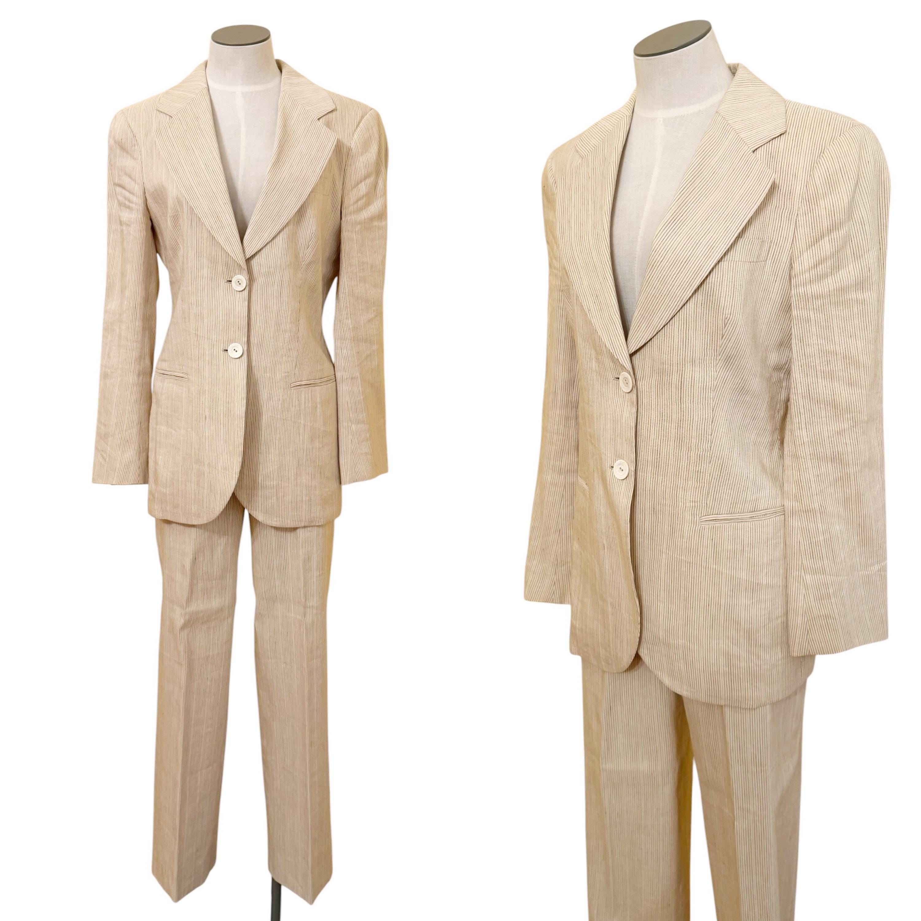 Armani Linen Suit - Etsy