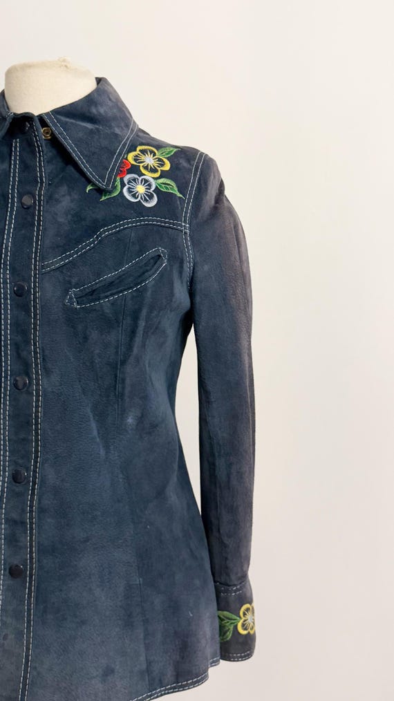 1970s Western Jacket / Vintage Western Wear / Sue… - image 3