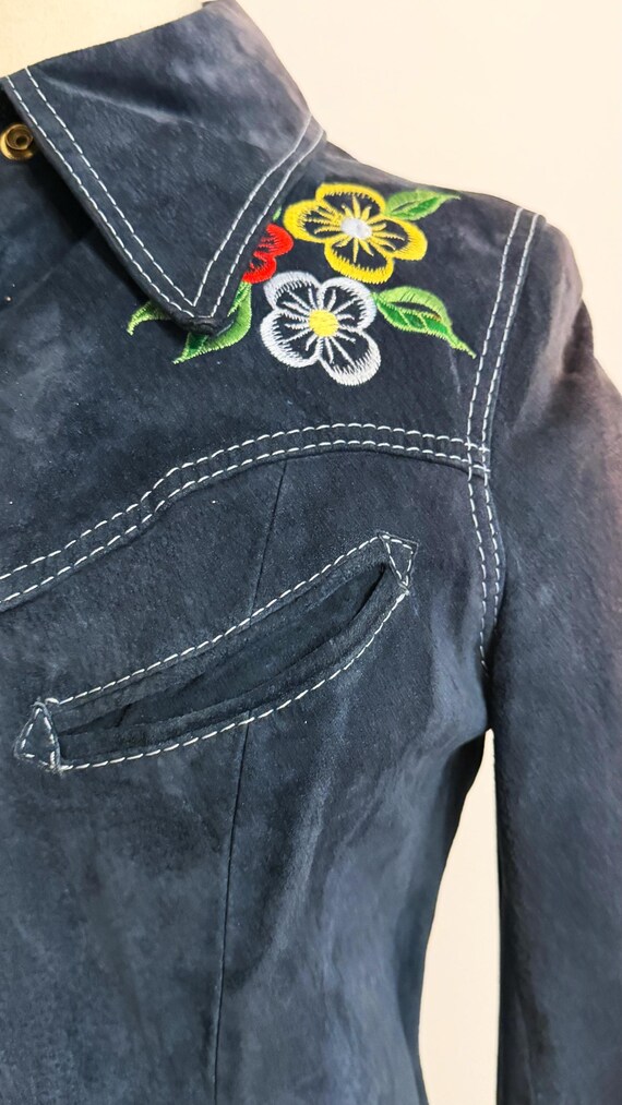 1970s Western Jacket / Vintage Western Wear / Sue… - image 5
