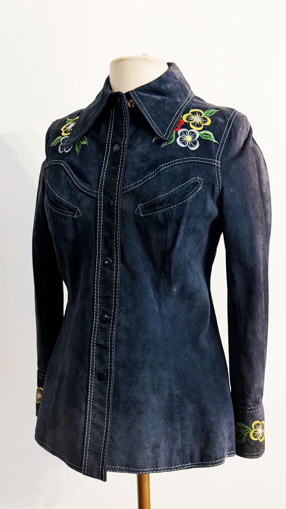 1970s Western Jacket / Vintage Western Wear / Sue… - image 8